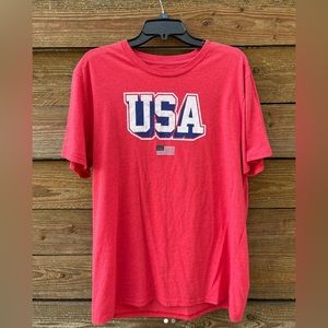 USA red graphic Tee
